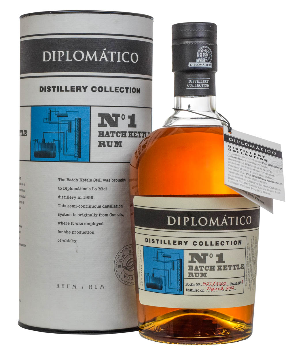Diplomatico Distillery Collection No1 Batch Kettle Rum Tube Must Have Malts MHM