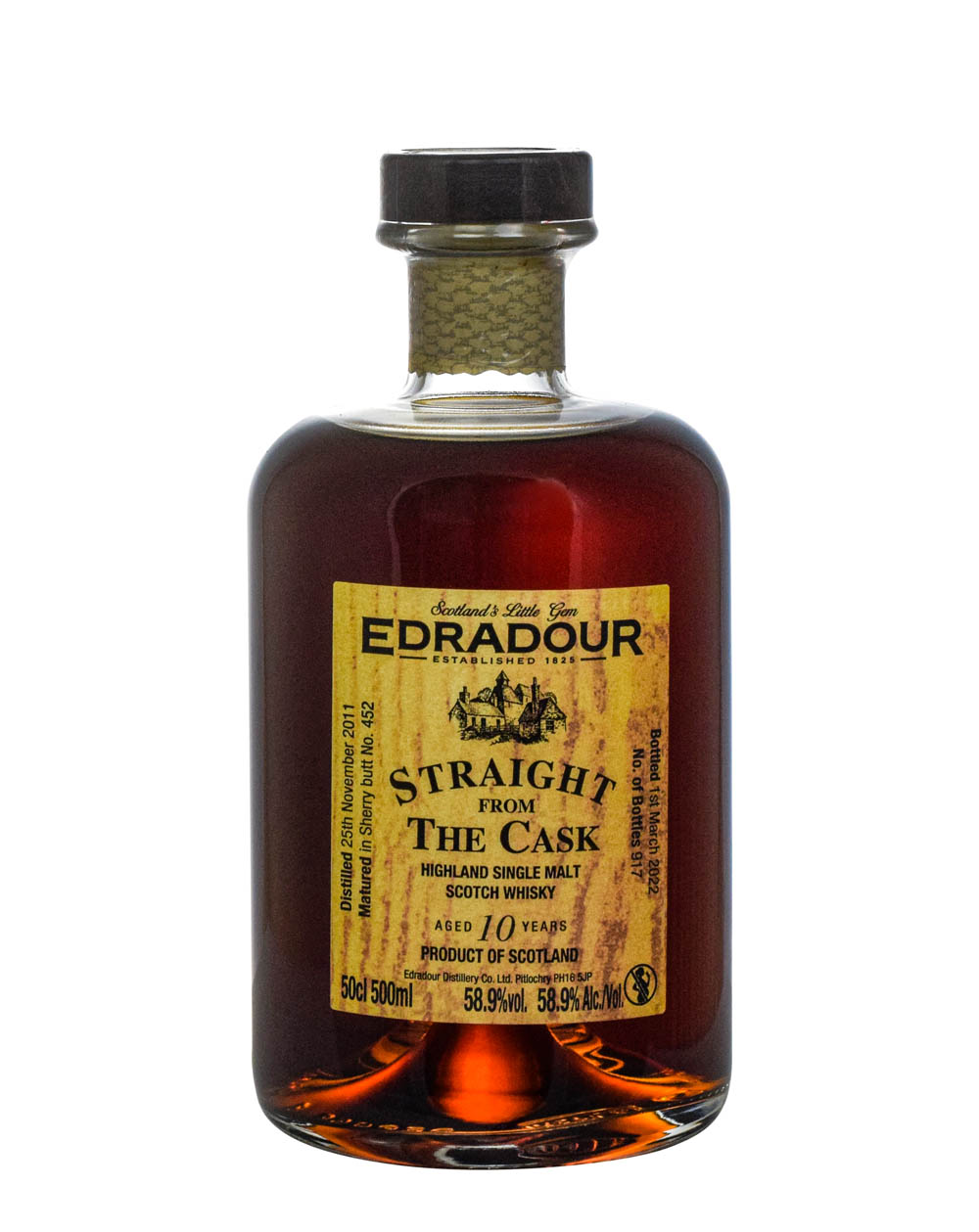 Edradour 10 Years Old Straight From The Cask 2011-2022 Must Have Malts MHM (1)