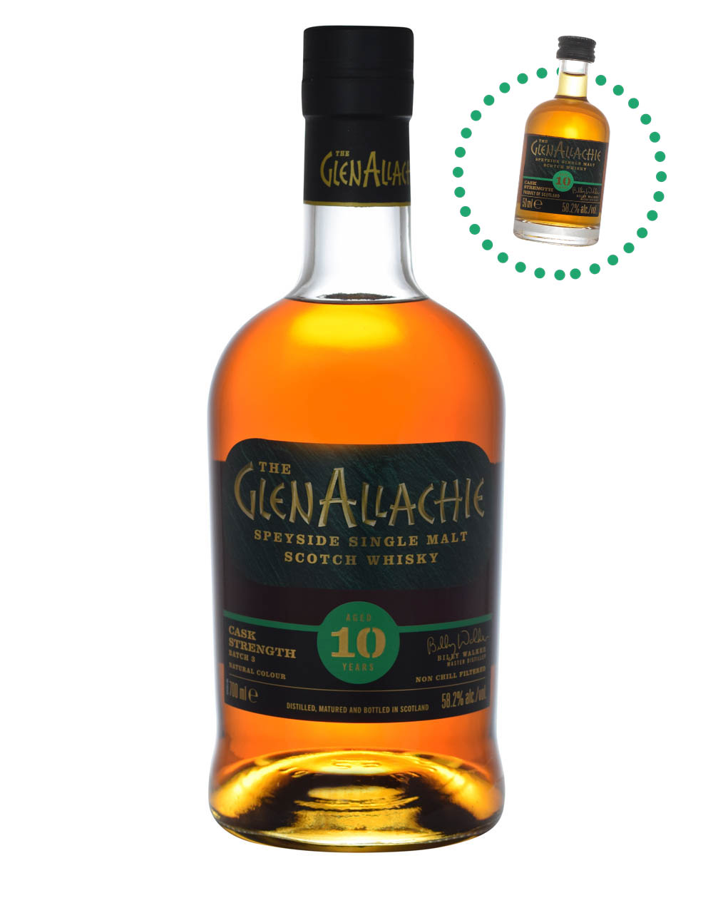 Glenallachie 10 Years Old Cask Strength Batch 3 Mini Musthave Malts MHM