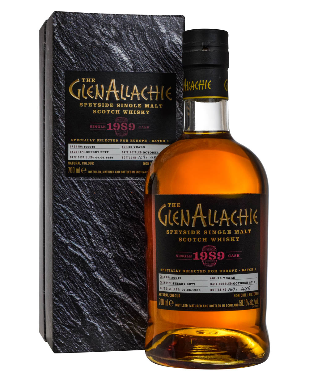 Glenallachie 29 Years Old Selected For Europe Batch 1 1989-2018 Box Must Have Malts MHM