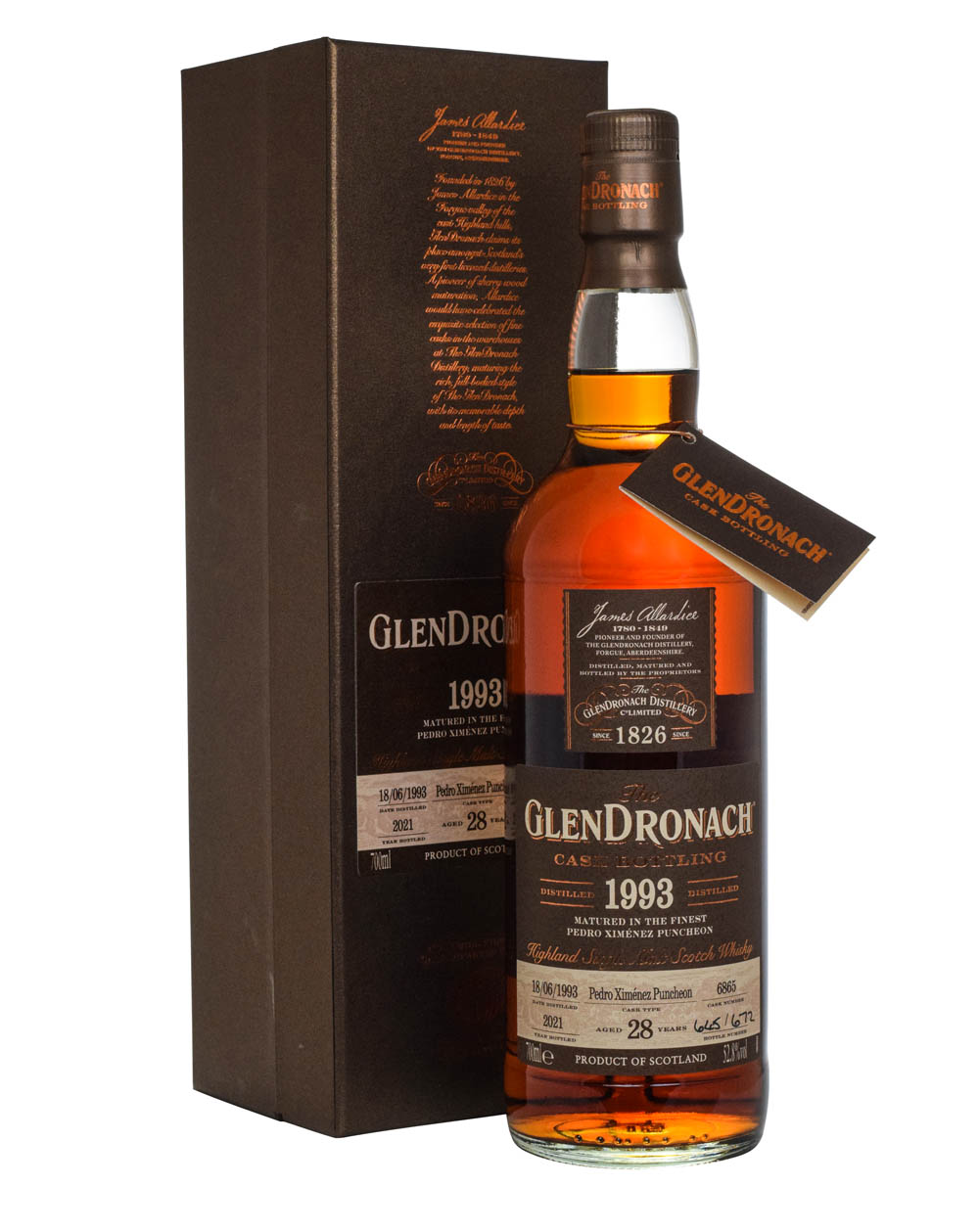 Glendronach 28 Years Old 1993 Single Cask #6865 Box Must Have Malts MHM