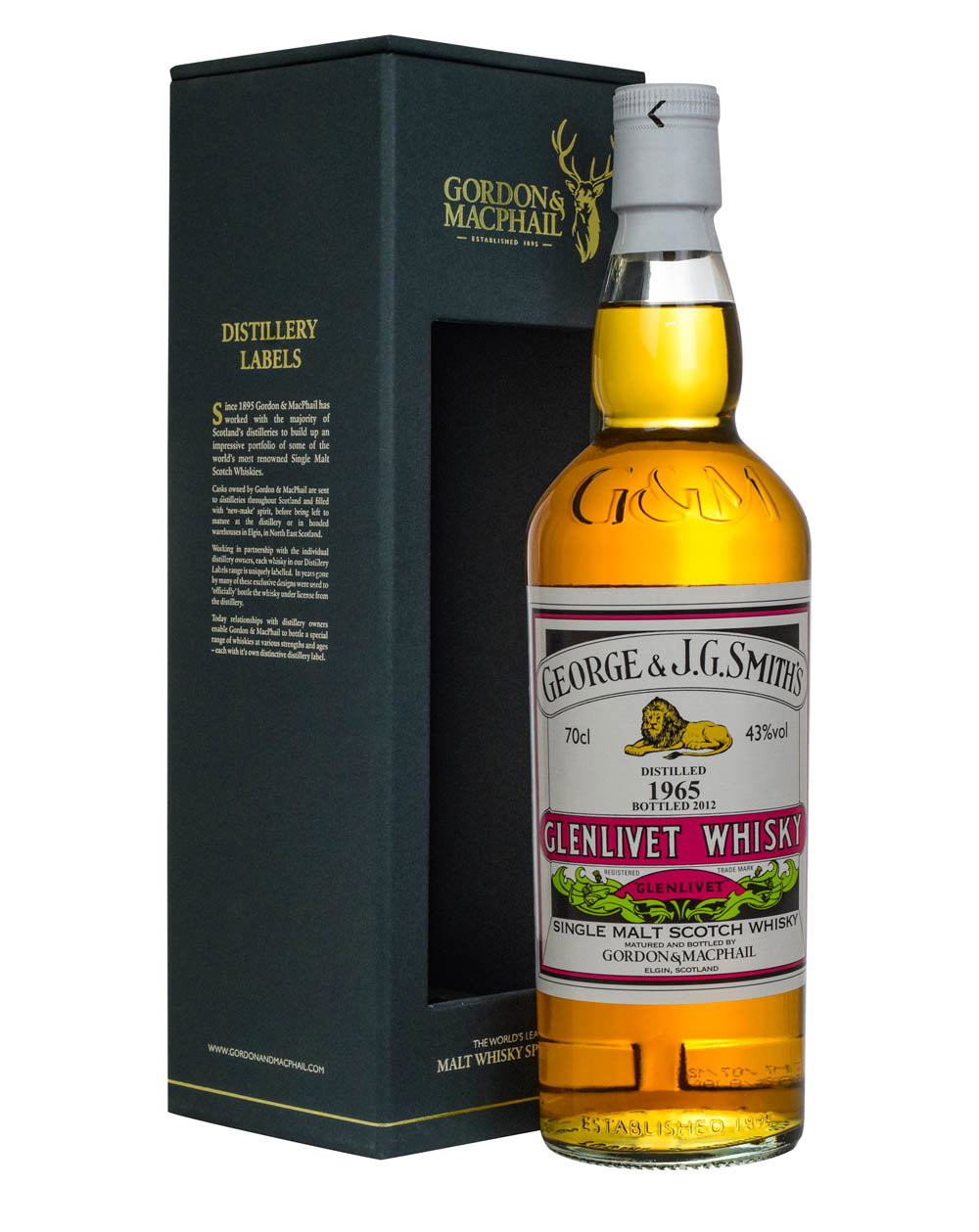 Glenlivet Gordon & MacPhail Distillery Labels 1965-2012 - Must