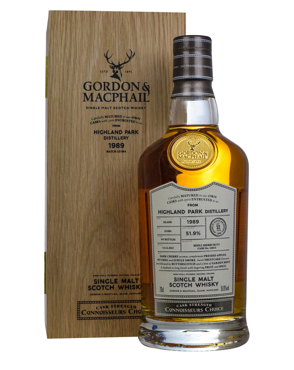 Highland Park 32 Years Old Gordon & Macphail Connoisseurs Choice 1989-2021 Box Must Have Malts MHM
