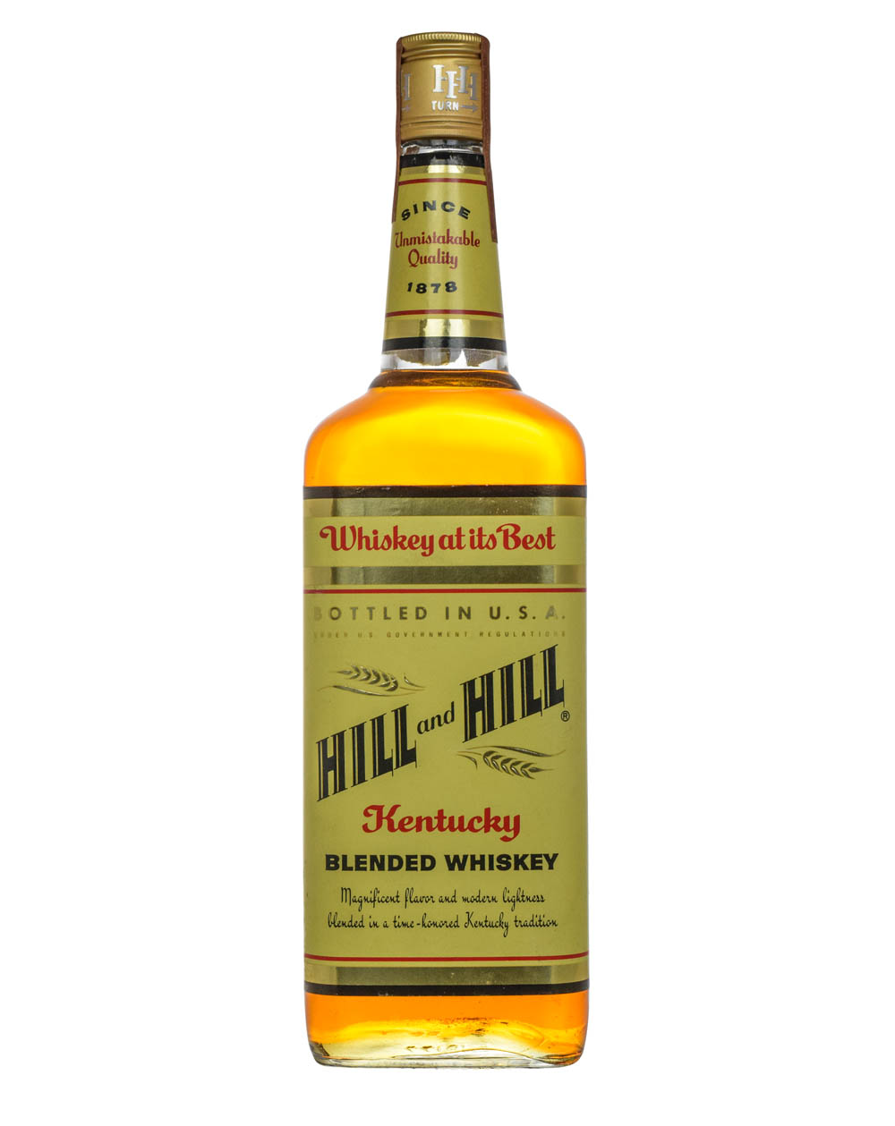 Hill And Hill Whiskey At Its Best 1970's Must Have Malts MHM