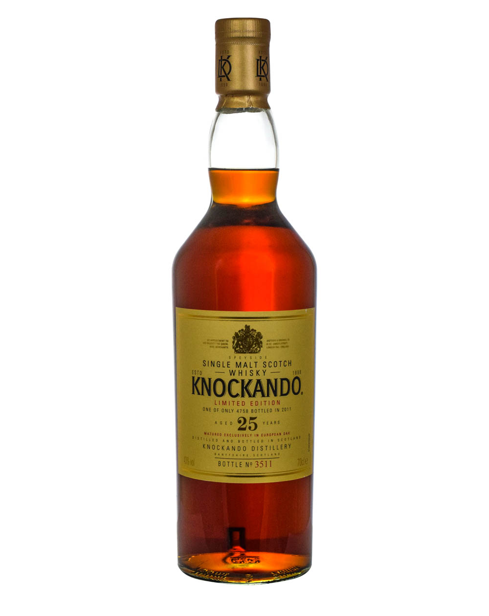 Knockando 25 Years Old Limited Edition Exclusively In Euopean Oak 2011 Must Have Malts MHM