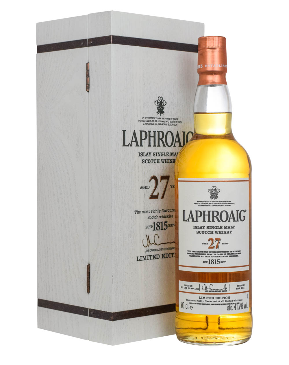 Laphroaig 27 Years Old Limited Edition 1989-2017 Box Must Have Malts MHM