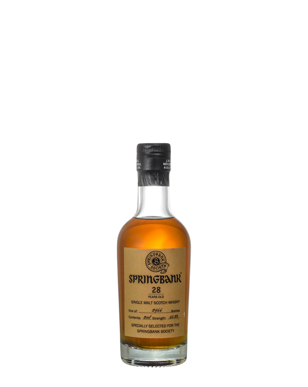 Springbank 28 Years Old Selected For Springbank Society 20cl Must Have Malts MHM