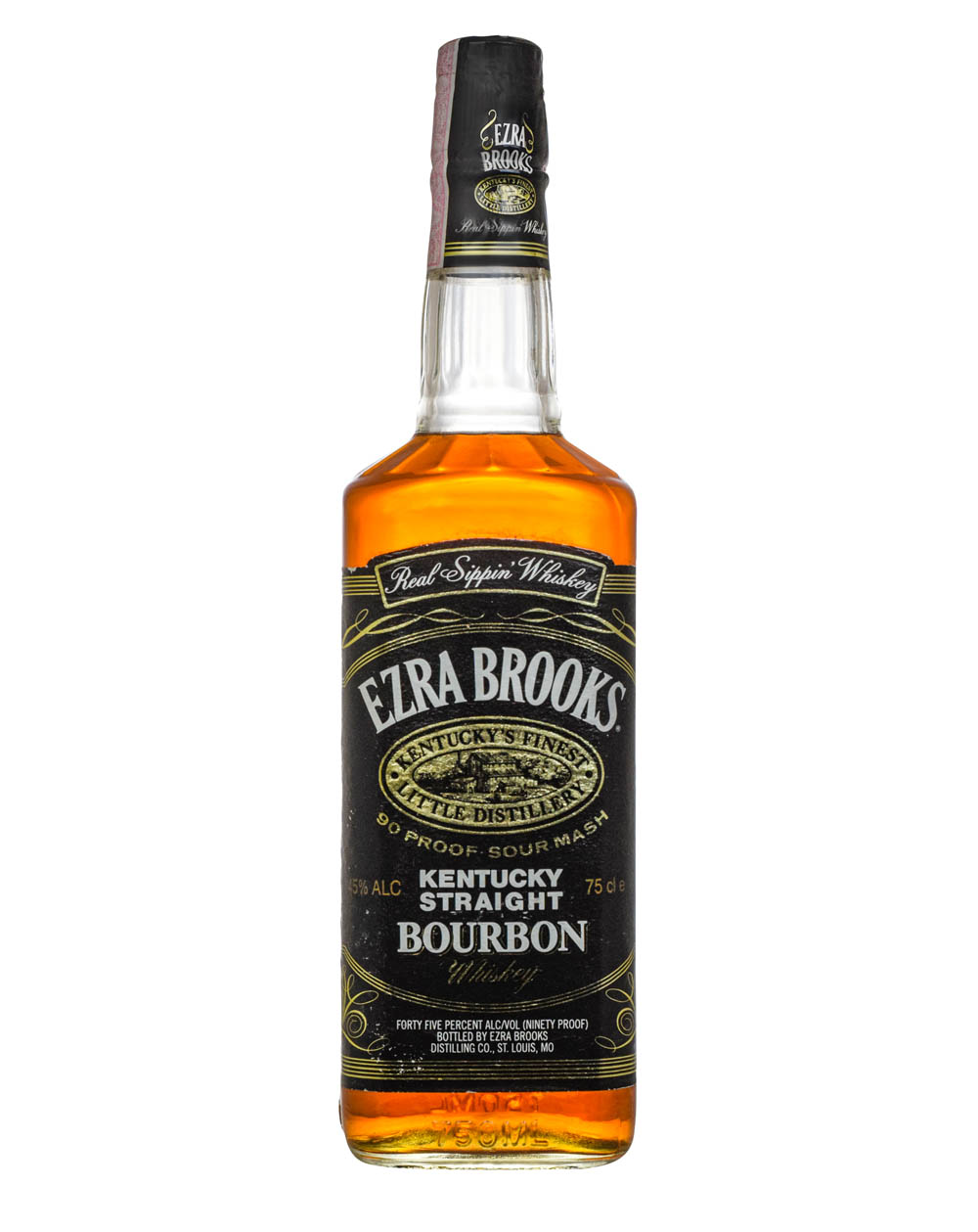 Ezra Brooks Real Sipping Whiskey 90 Proof 1982 Must Have Malts MHM