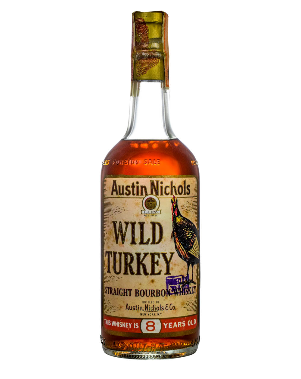 Wild Turkey 1968 8 Years Old 101 Proof