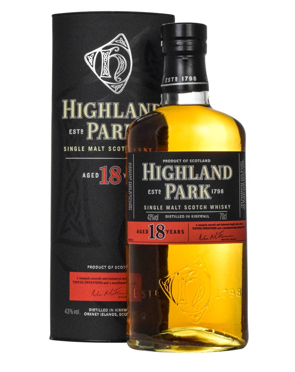 Highland Park 18 Years Old pre 2017 Box Must Have Malts MHM