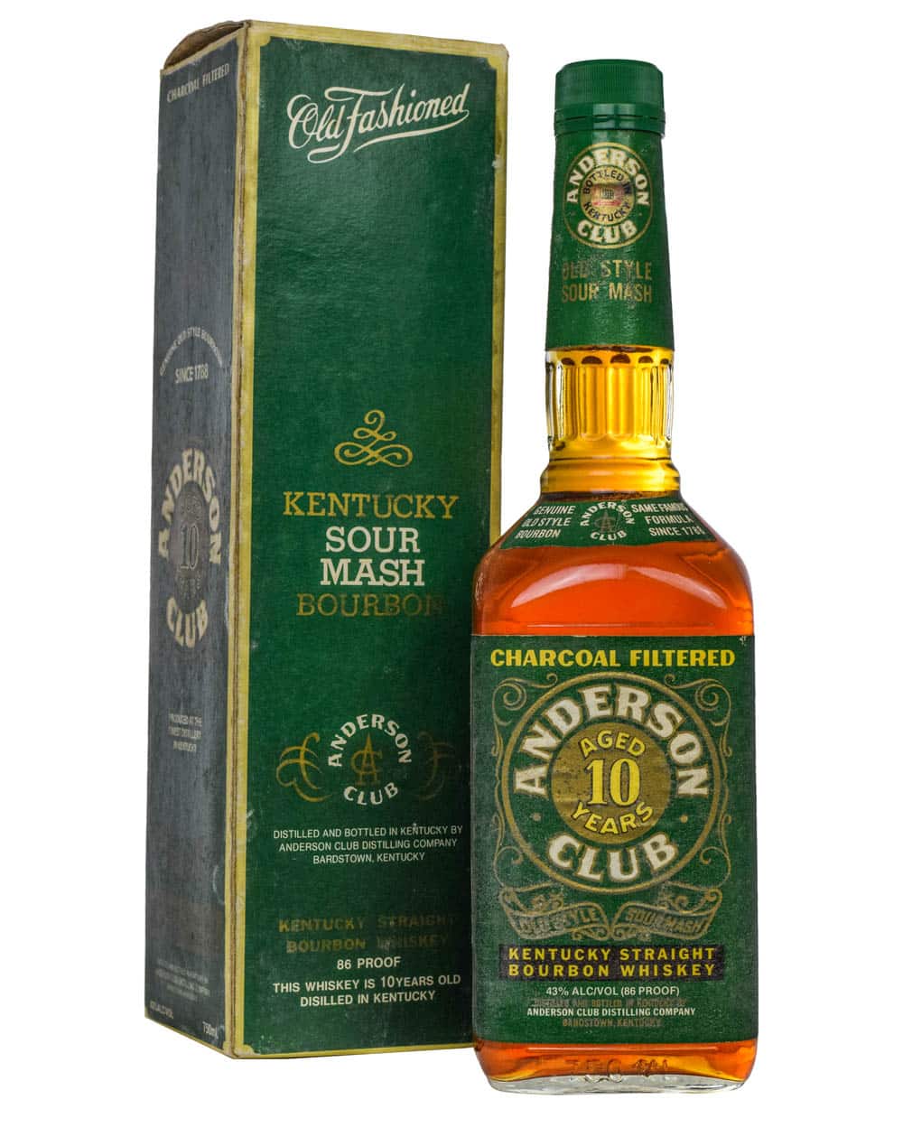 Anderson Club Old Style Sour Mash (10 Years Old)