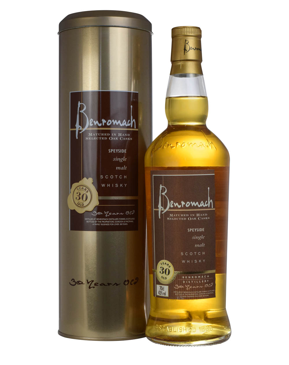Benromach 30 Years Old Gordon & Macphail Box Must Have Malts MHM