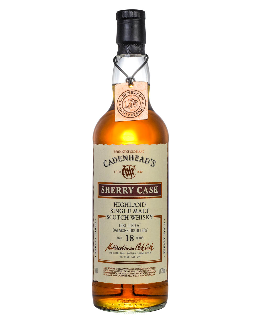 Dalmore 18 Years Old Cadenhead's Sherry Cask 2001-2019 Must Have Malts MHM