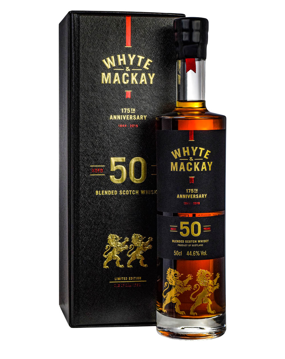 Whyte & Mackay 50 Years Old 175th Anniversary Blended Scotch Whisky Box