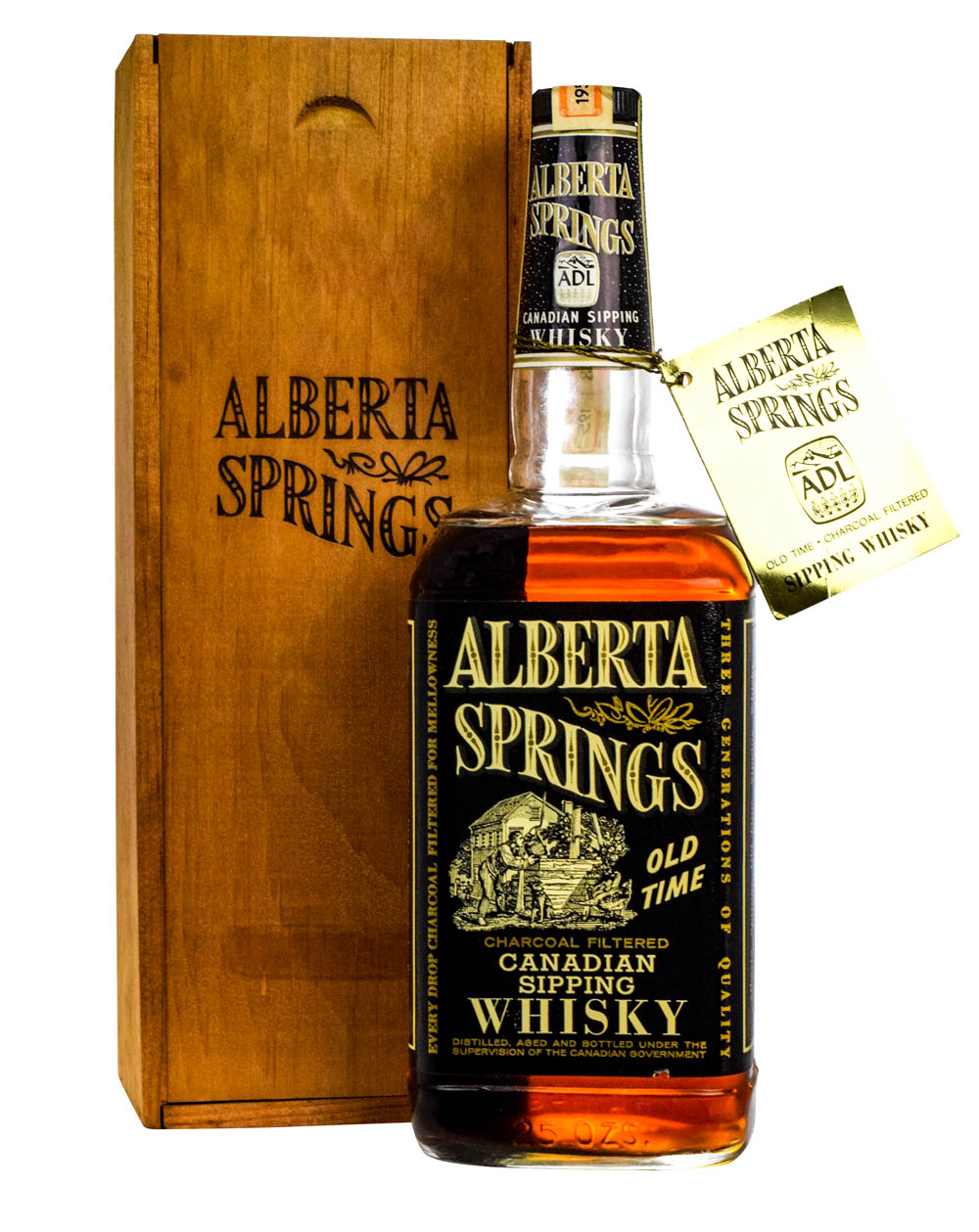 Alberta Springs Canadian Sipping Whisky 1953 Box Must Have Malts MHM