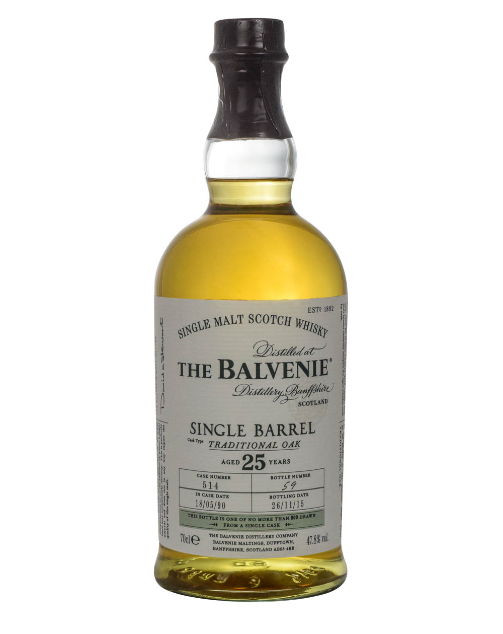 Balvenie 25 Years Old Single Barrel Cask #514 Must Have Malts MHM
