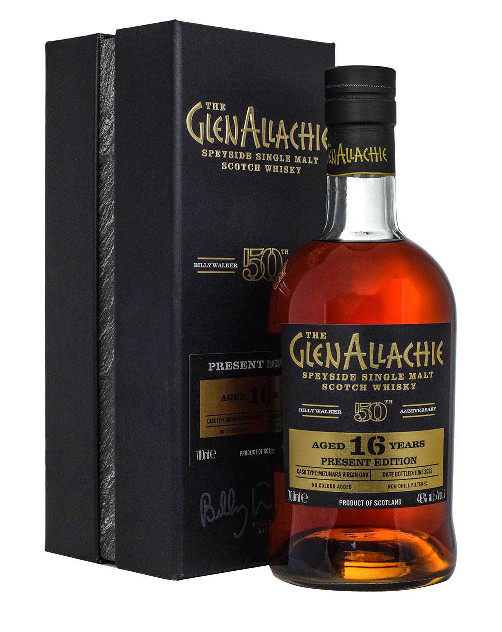 Glenallachie 16 Years Old Billy Walker 50th Anniversary Present Edition Box Must Have Malts MHM