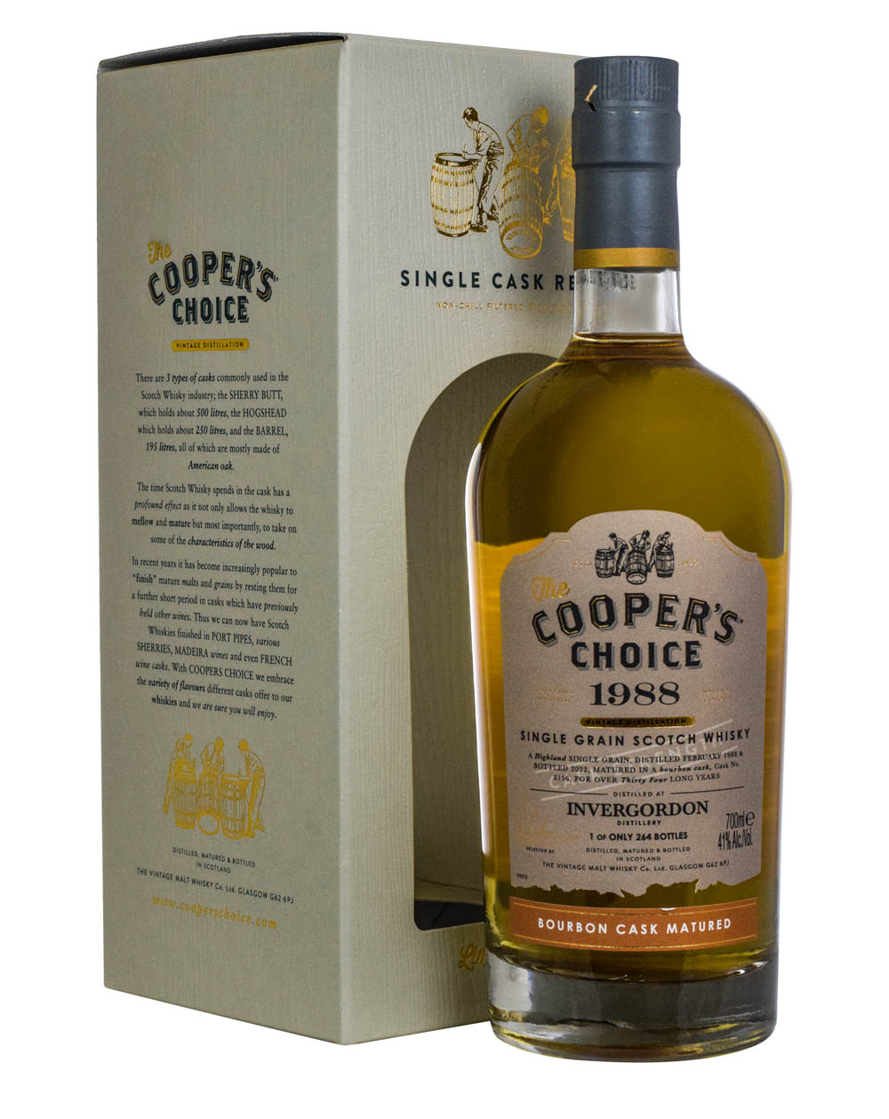 Invergordon 34 Years Old Cooper's Choice 1988 - Must Have Malts