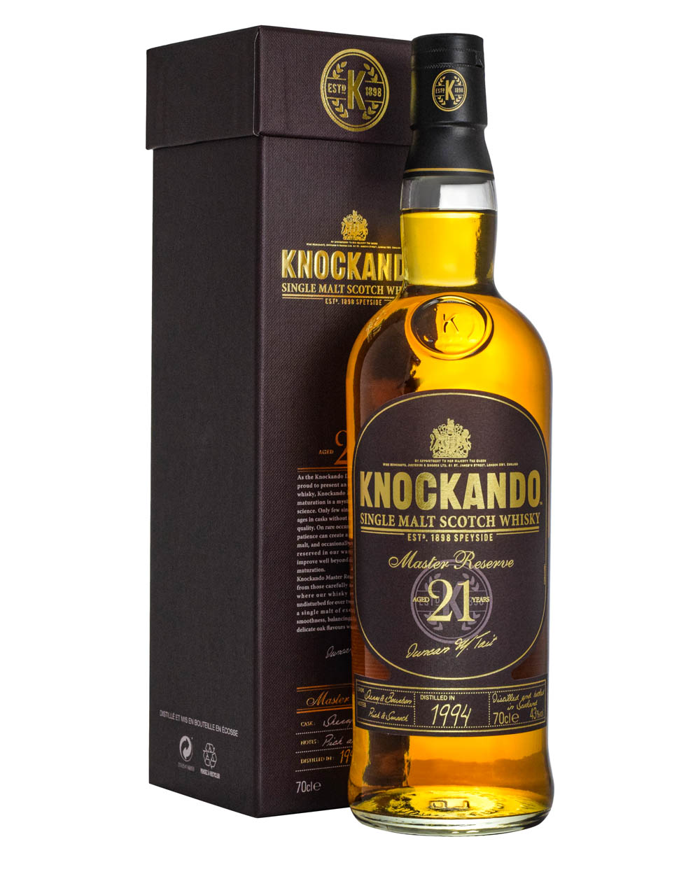Knockando 21 Years Old Master Reserve 1994 box Must Have Malts MHM