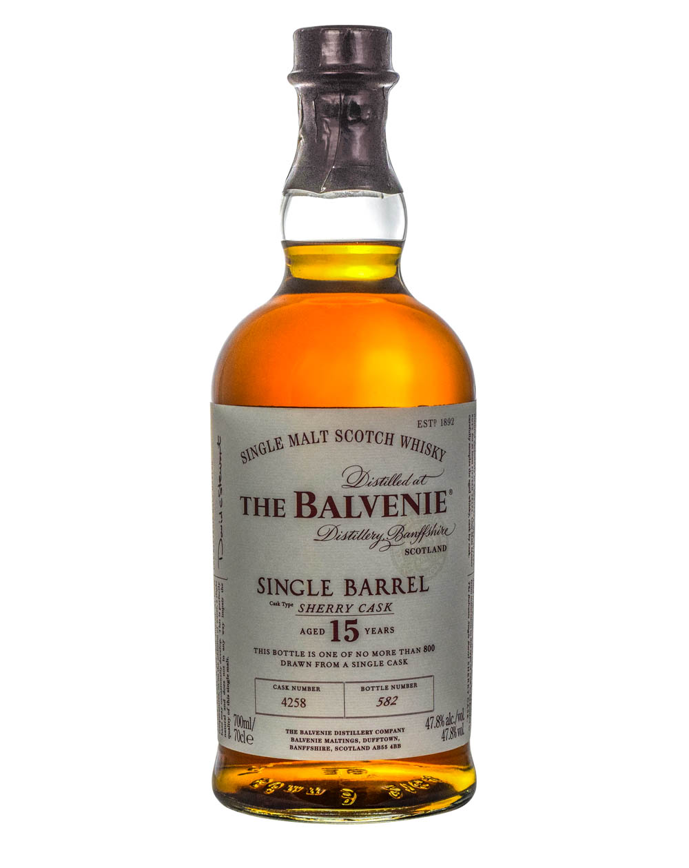 Balvenie 15 Years Old Single Barrel Sherry Cask #4258