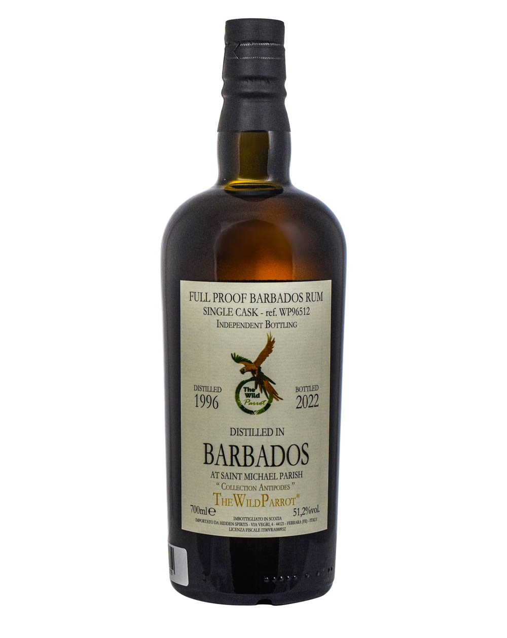 Barbados Rum The Wild Parrot Collection Antipodes 1996-2022