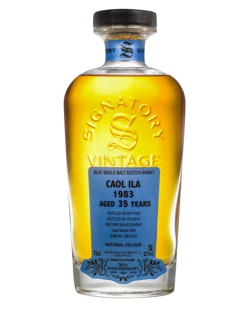 Caol Ila Signatory Vintage 30th Anniversary 1983 - Must Have Malts