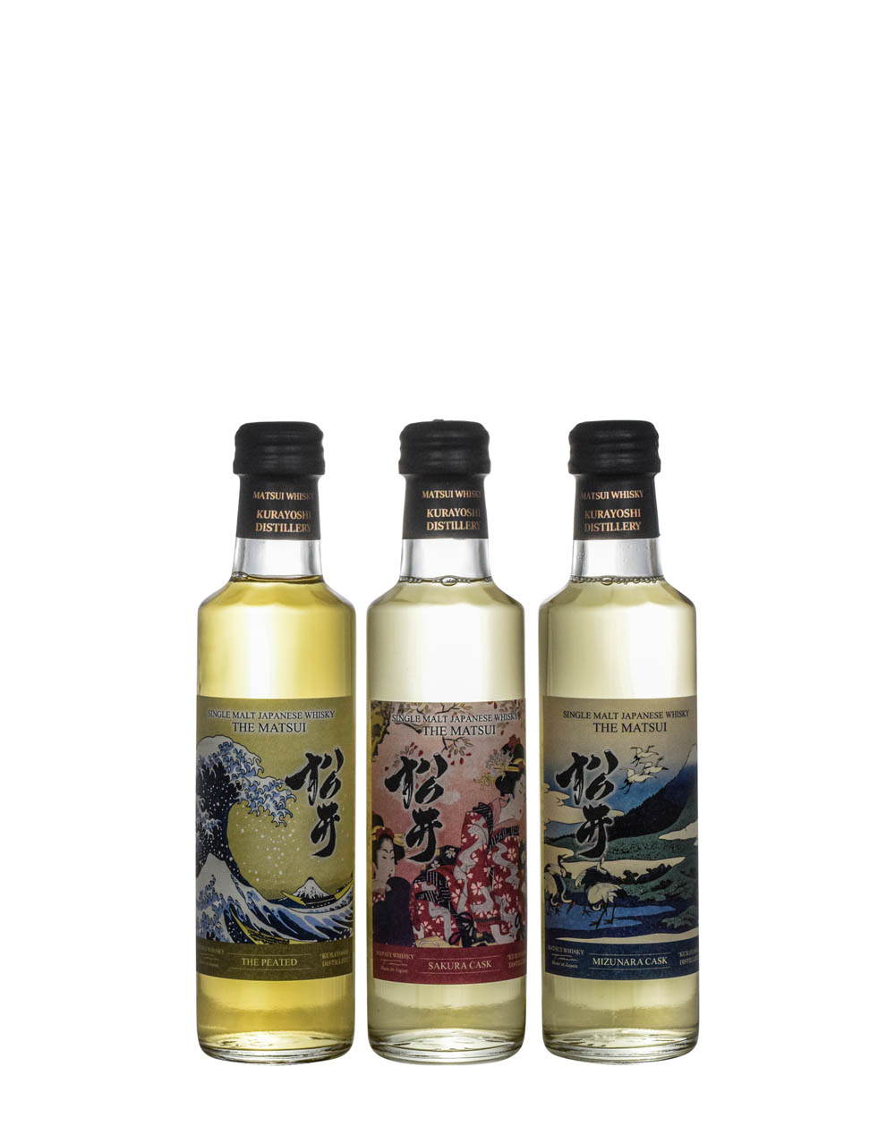 Kurayoshi Matsui Whisky Collection Peated, Sakura, Mizunara Whisky Bible 2020 Must Have Malts MHM