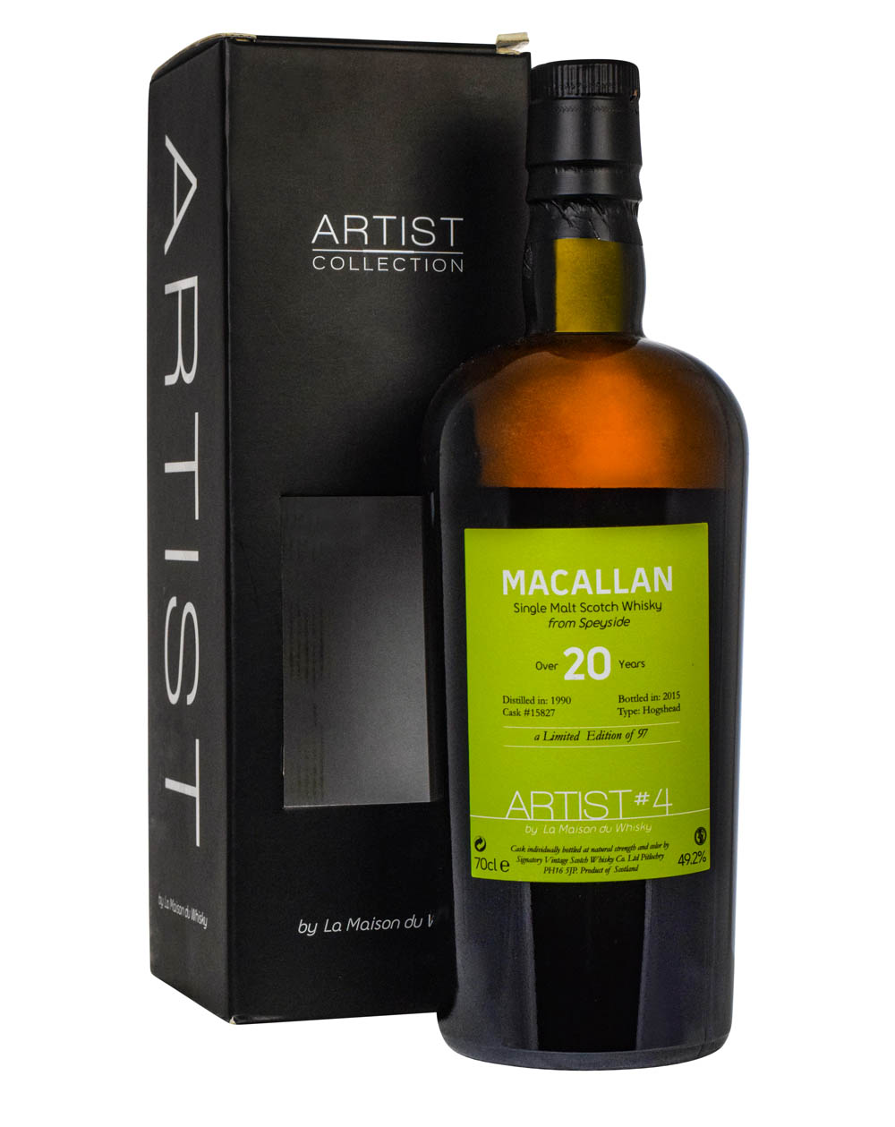 Macallan 20 Years Old LMDW Artist #4 1990-2015 Box Must Have Malts MHM