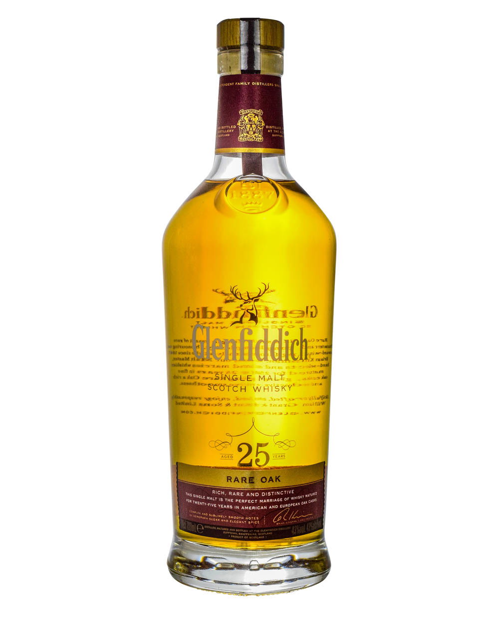 Glenfiddich 25 Years Old Rare Oak Must Have Malts MHM