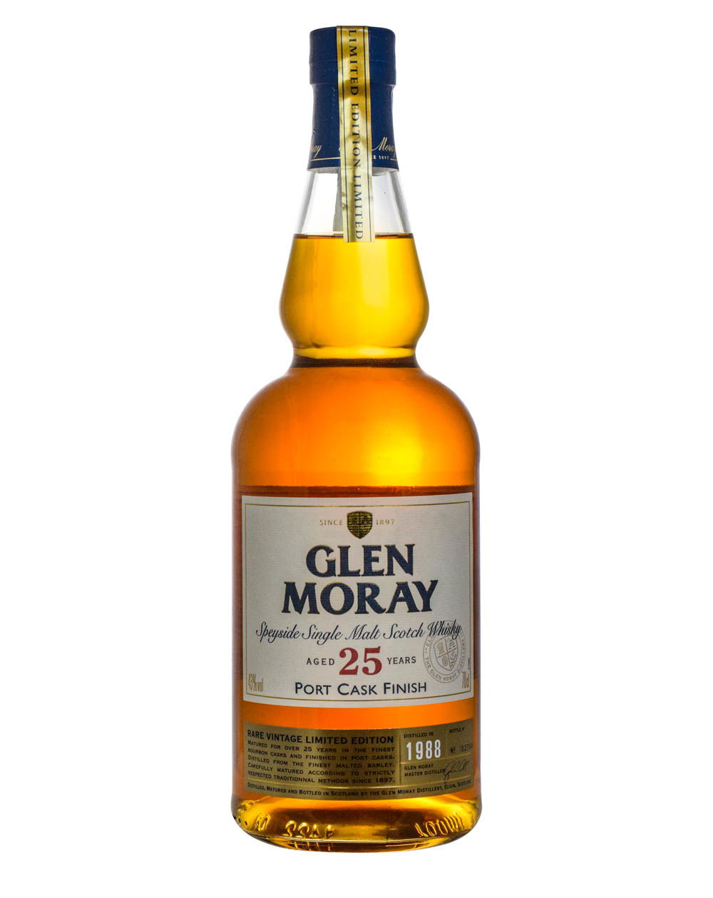 Glen Moray 25 Years Old Port Cask Finish 1988 - Musthave Malts