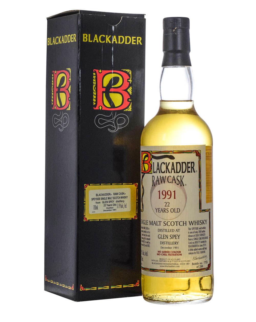 Glen-Spey-22-Years-Old-Blackadder-Raw-Cask-1991-Box-Must-Have-Malts-MHM