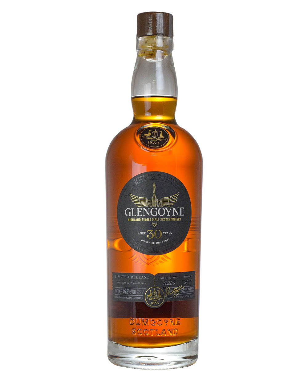 Glengoyne 30 Year Old, Sherry Cask, 2022, 46.8% whisky bottle