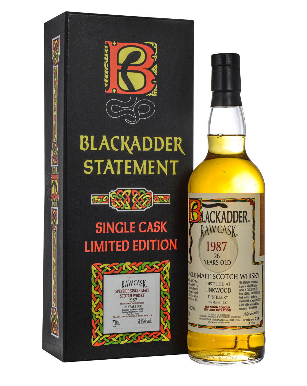 Linkwood 26 Years Old Blackadder Raw Cask 1987 - Musthave Malts
