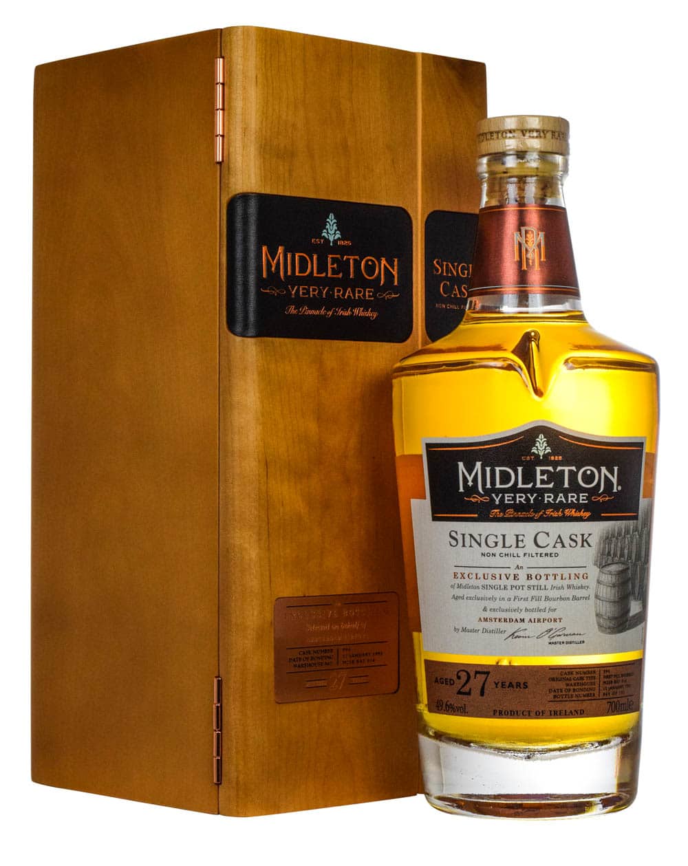 Midleton 27 Years Old Exclusive Bottling Bottled For Amsterdam Airport 1995 Box Must Have Malts