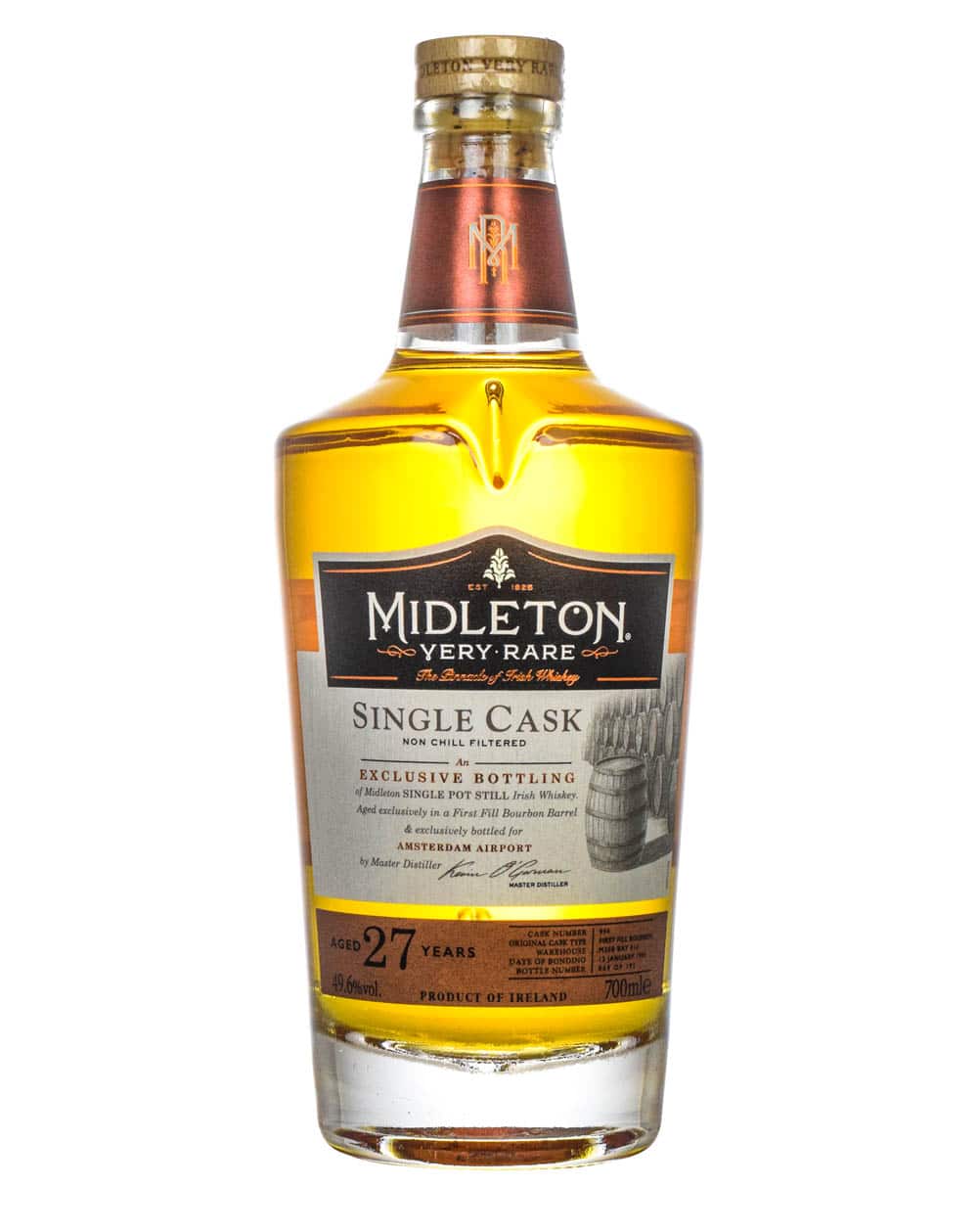 Midleton 27 Years Old Exclusive Bottling Bottled For Amsterdam Airport 1995 Must Have Malts