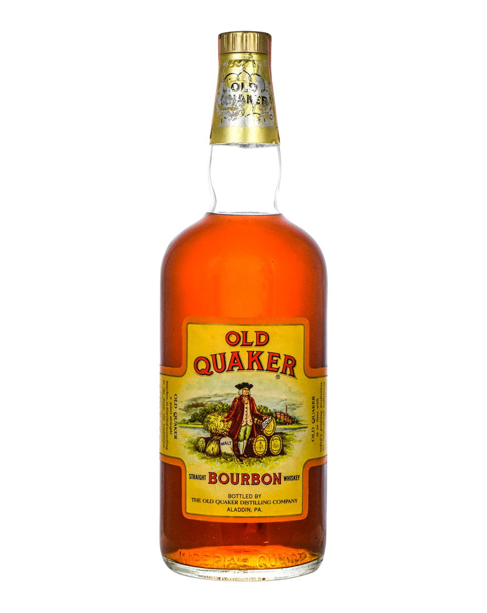 Old Quaker Straight Bourbon Whiskey Imperial Quart - Musthave Malts