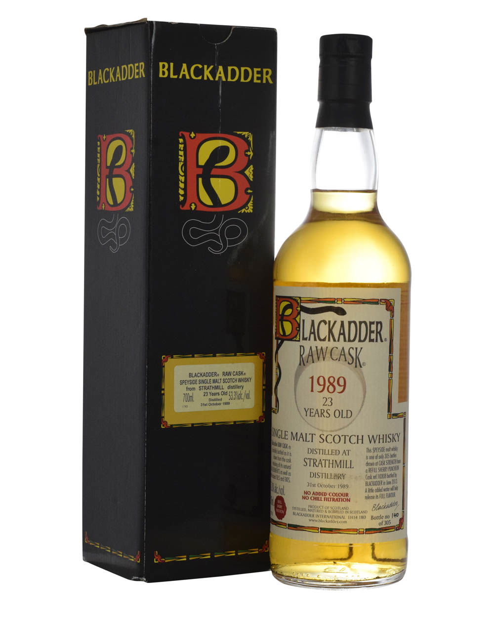 Strathmill 23 Years Old Blackadder Raw Cask 1989 - Musthave