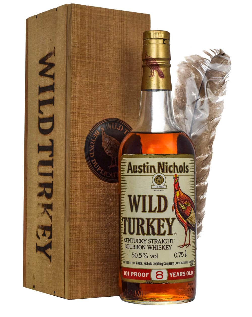 Wild Turkey 8 Years Old 101 Proof 199X Box Must Have Malts MHM