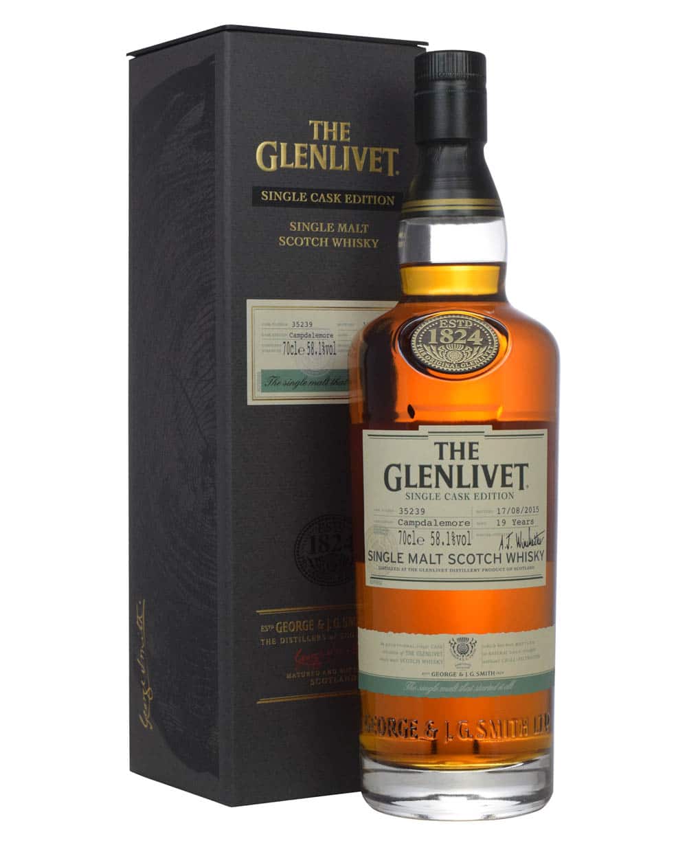 Glenlivet 19YO Single Cask Campdalemore - Musthave Malts