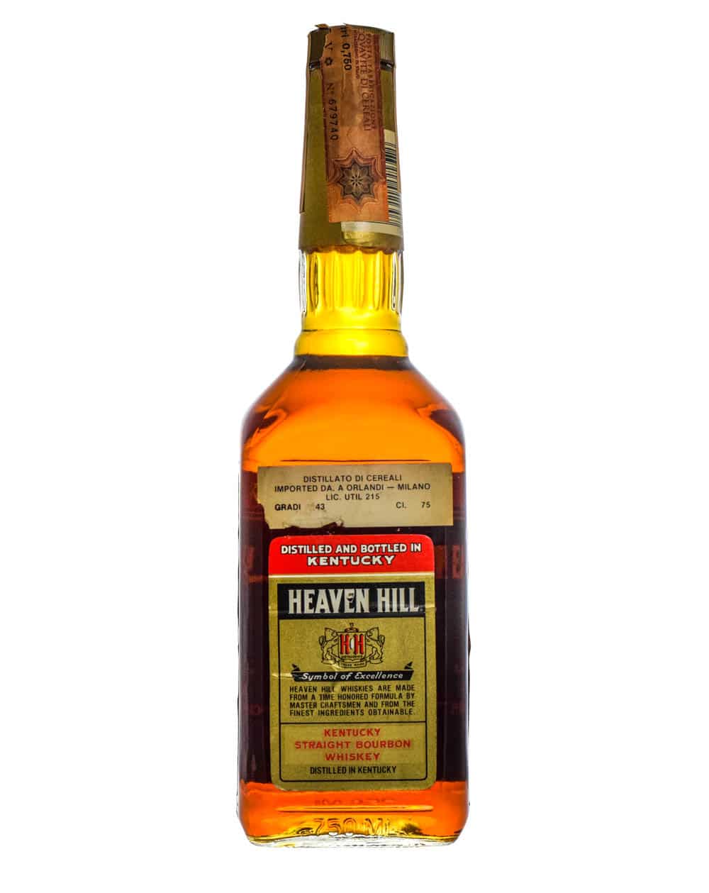 Heaven Hill 86 Proof Italian Export 1970s - Must Have Malts