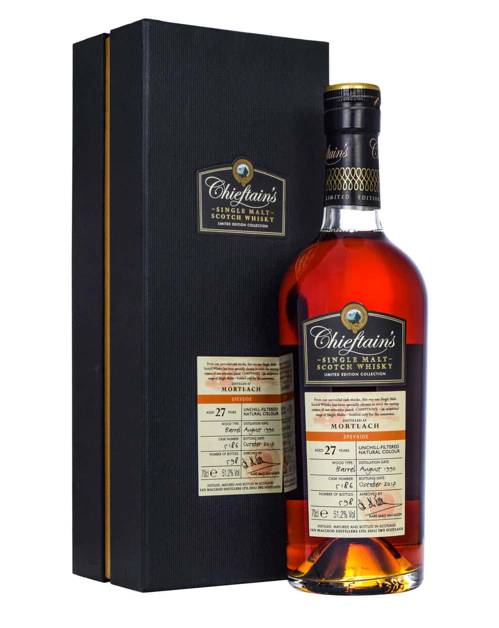 Mortlach 27 Years Old Chieftain's 1990 - Musthave Malts