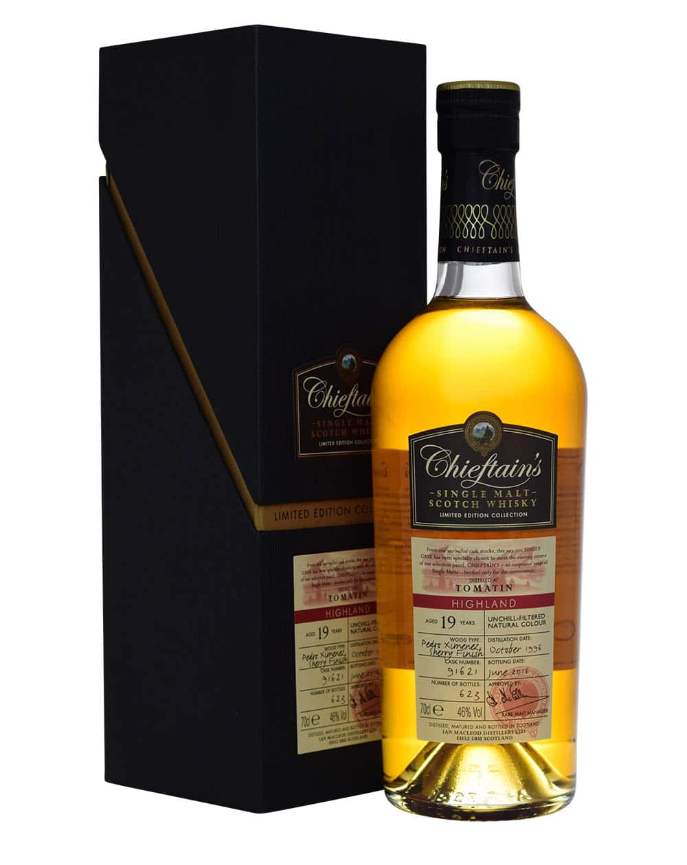 Tomatin 1996 Chieftain's 19 Years Old Box Musthave Malts MHM