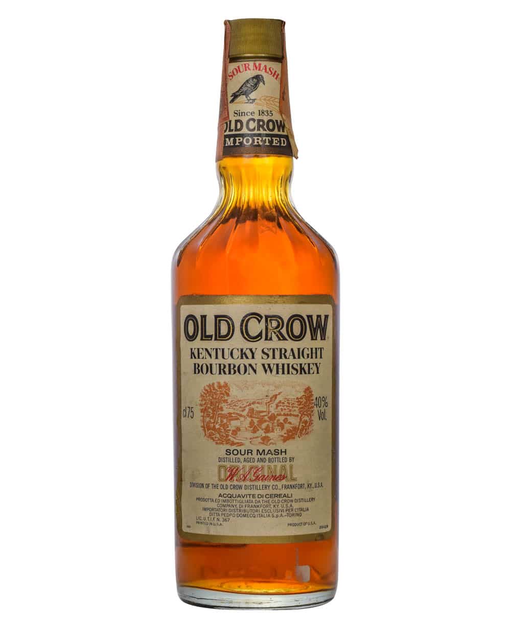 Old Crow 1970s Italian Export Must Have Malts MHM