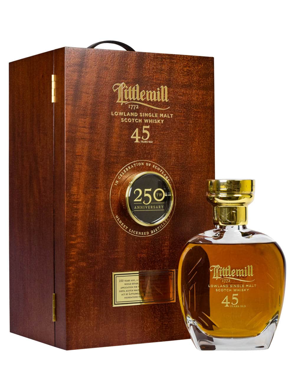 Littlemill 45 Years Old 250th Anniversary Box Must Have Malts MHM