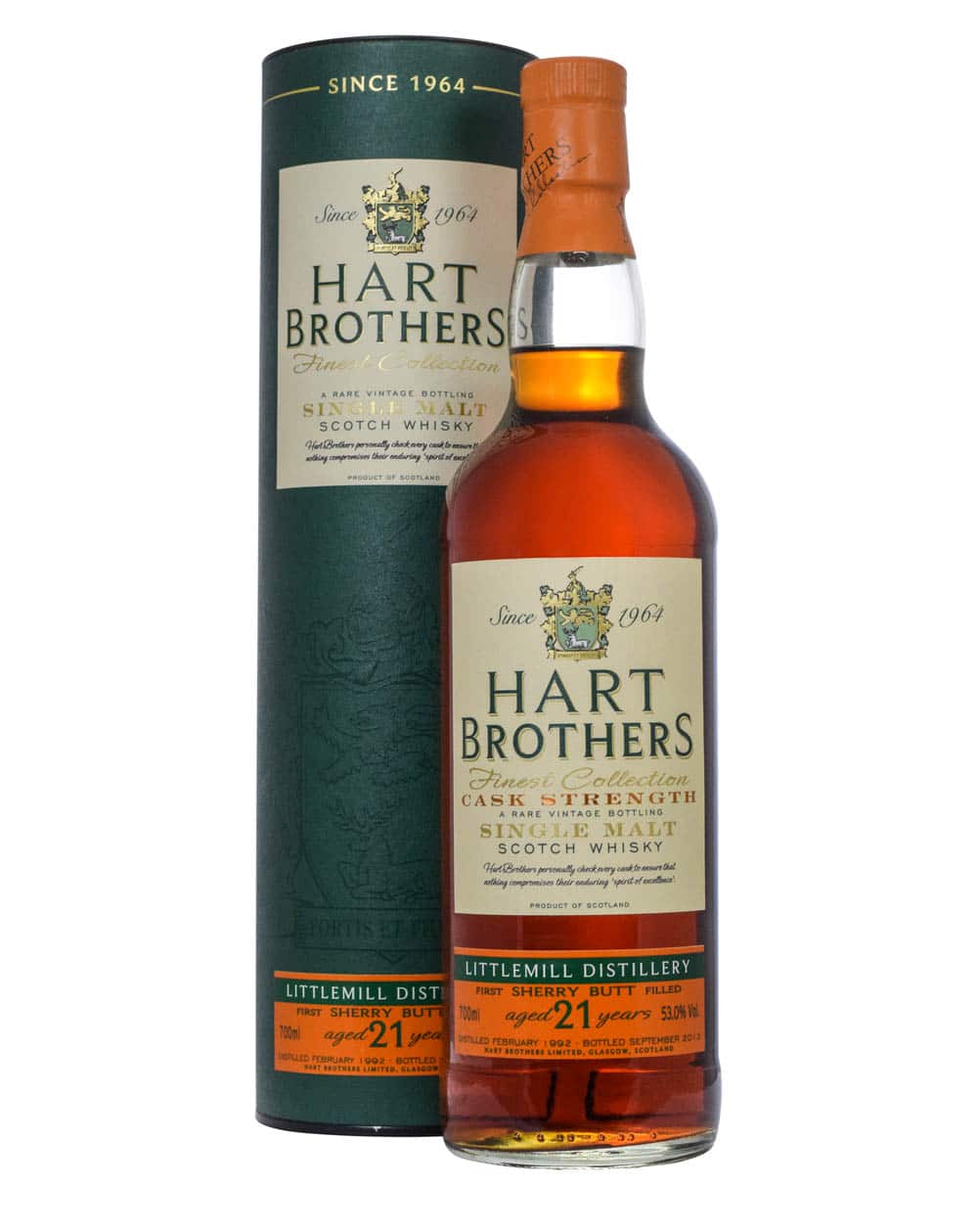 Littlemill 21 Years Old Hart Brothers 1992-2013 Tube Must Have Malts MHM