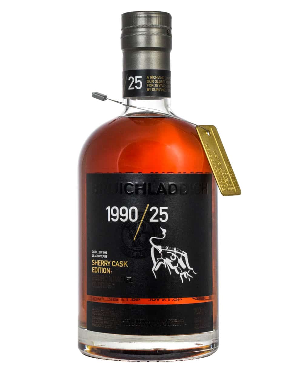 Bruichladdich Sherry Cask Edition 25 Year Old, Sherry Cask, 2016, 48.1% whisky bottle