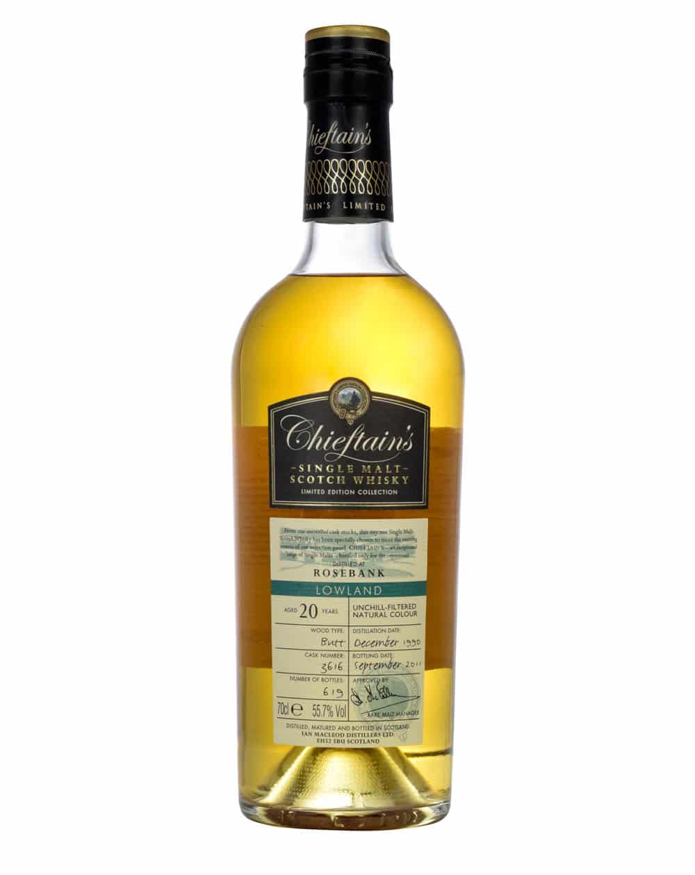Rosebank 20 Years Old Chieftain's 2011 Must Have Malts MHM