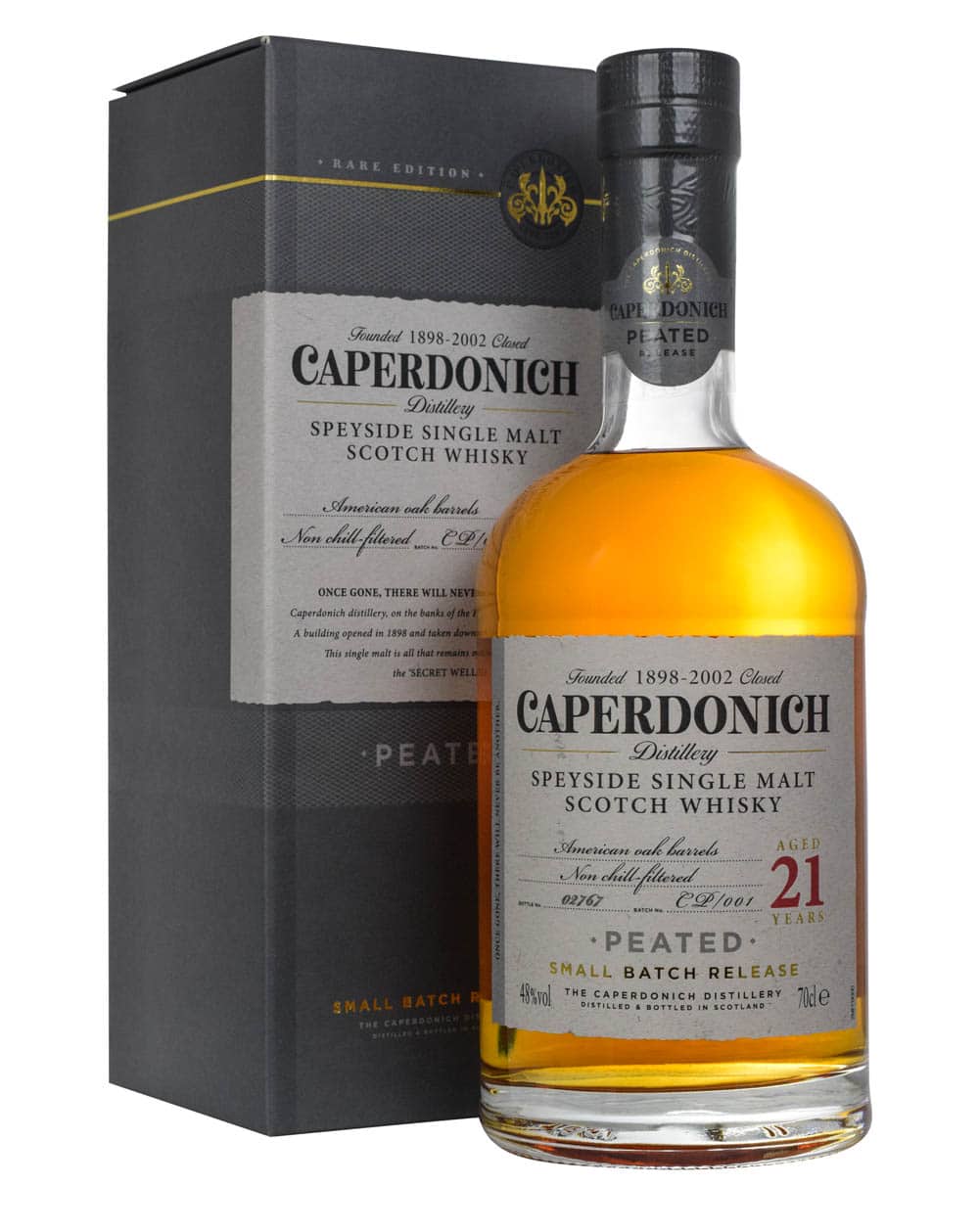 Caperdonich 21 Years Old Peated Batch CP 001 Box Must Have Malts MHM