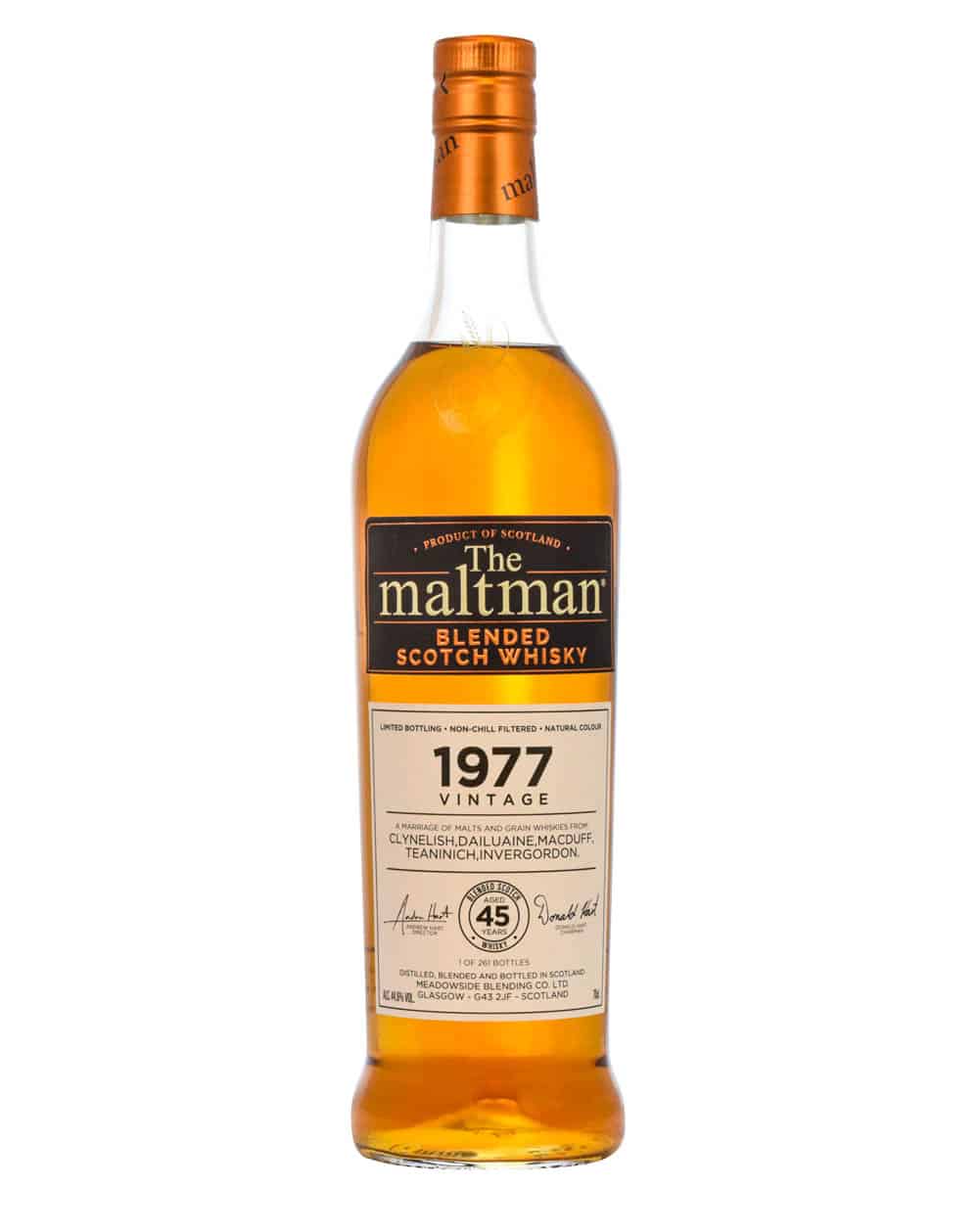 Blended Scotch 45 Years Old The Maltman 1977 - Must Have Malts