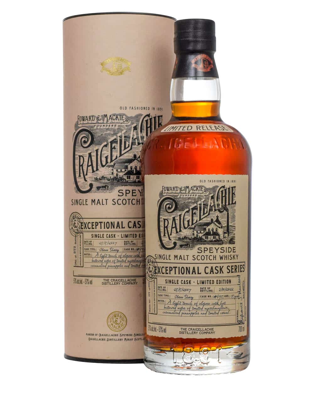 Craigellachie 15 Years Old Exceptional Cask Series 2007 Cask